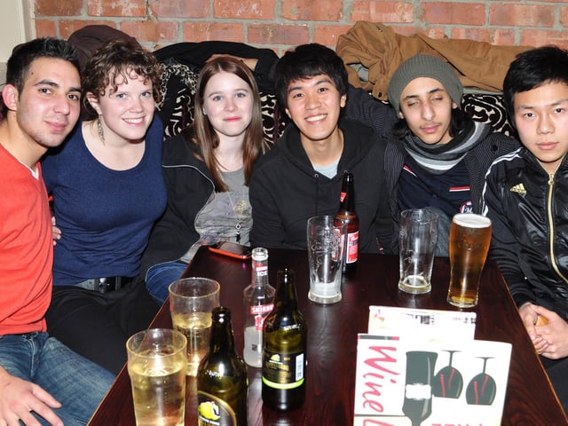 Abdullah, Billy, Sabrina, Ramona, JongYeon and Mahmoud having happy times.