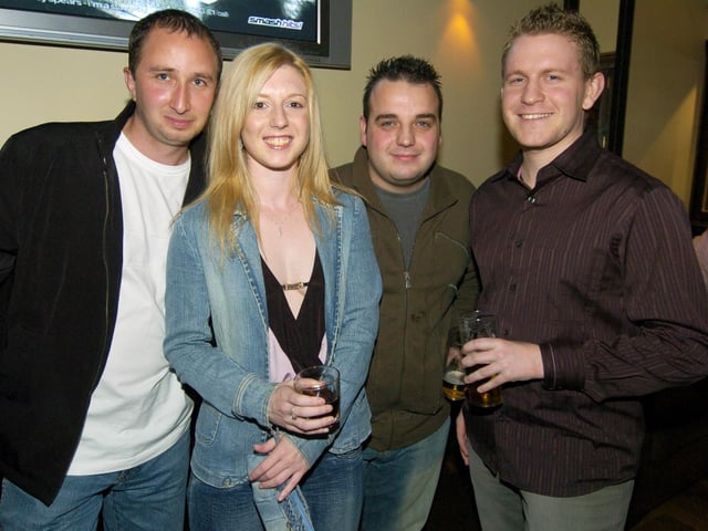 Who do you recognise on this night out in 2005?