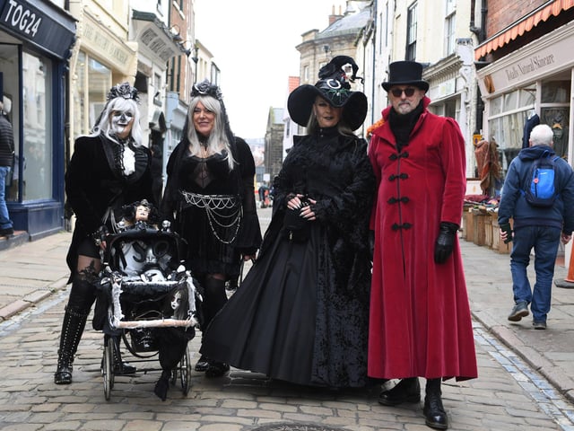 Barbara McConnell, Rebecca Rodgers with Angie and Richard Fisher from Bridlington