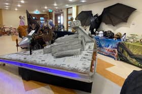 Ian Sandy puts this Steampunk amazing stall in the picture.