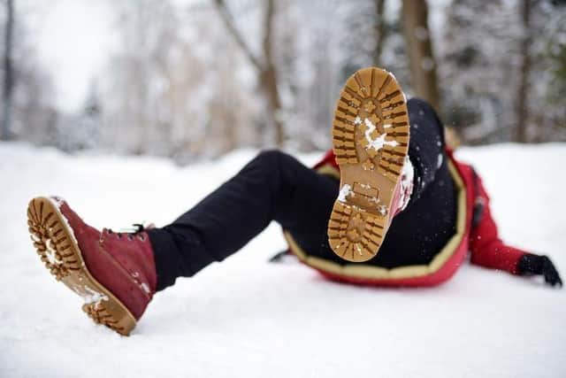 “Walking on ice can be treacherous, but with the right techniques, you can reduce your risk of slipping and falling.”