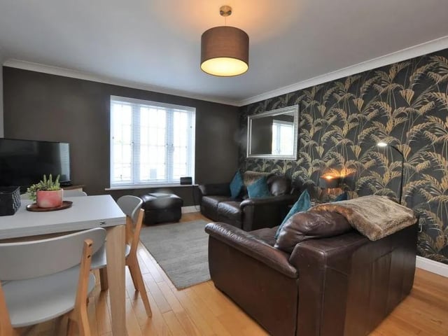 Two-bedroom flat on market for £275,000 with Hope & Braim.