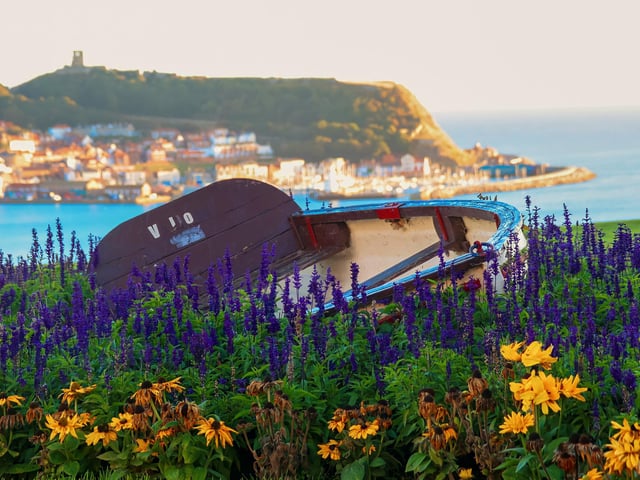 View of Scarborough from South Cliff.