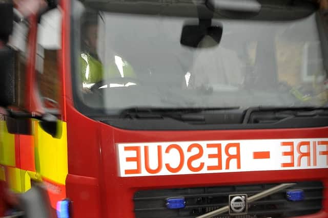 Crews were called to the incident at 7.33pm on Wednesday evening