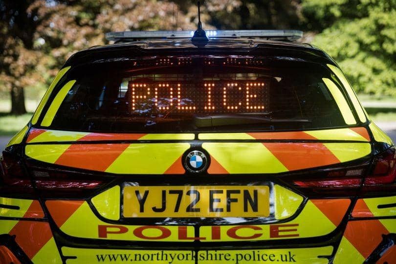 North Yorkshire Police has appealed for information after a silver Mazda collided with a house in East Ayton