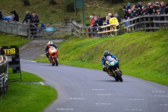 Motor racing at the Oliver's Mount race circuit in Scarborough. picture: Richard Ponter