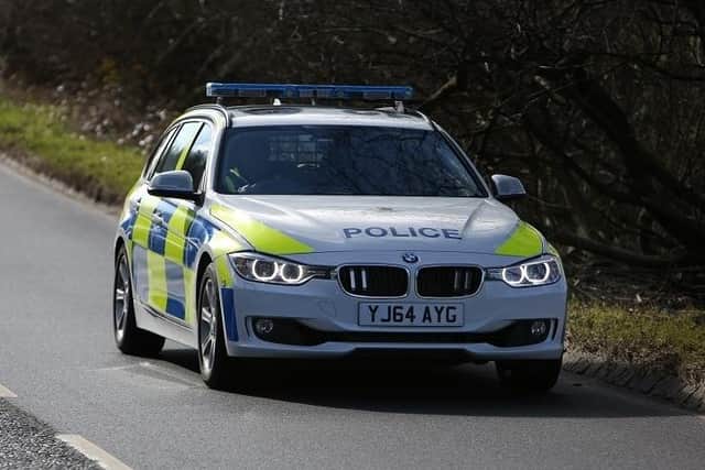 Police in Malton have issued a caution to a man seen carrying an air weapon in public