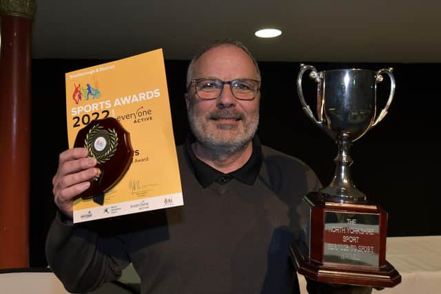 Sports Awards Service to Sport award Winner Steve Matthews pic Richard Ponter