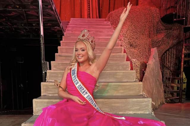 Miss Teen GB Lottie Stephens.
picture: Brian Hayes Photography