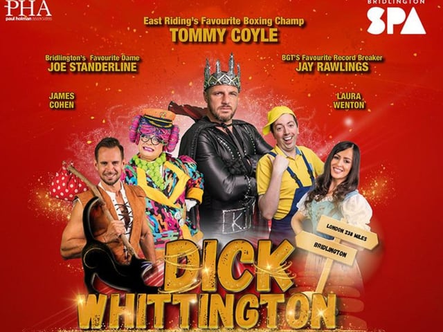 Dick Whittington Pantomime is coming to Bridlington Spa on December 12 until January 4. It's a real knockout for Bridlington Spa's festive pantomime as former boxing champion Tommy Coyle steps into the ring or rather, onto the stage to take on the villainous role of King Rat in this year's spectacular production of Dick Whittington! Hull's hometown hero, renowned for his fighting spirit and community work, will be swapping his boxing gloves for a villain's cloak, ready to bring plenty of punch to the panto baddie. Expect dodgy dealings, plenty of boos, and a few cheeky jabs as he goes toe to toe with the show's hero in a battle for the streets of London and the audience's affections!