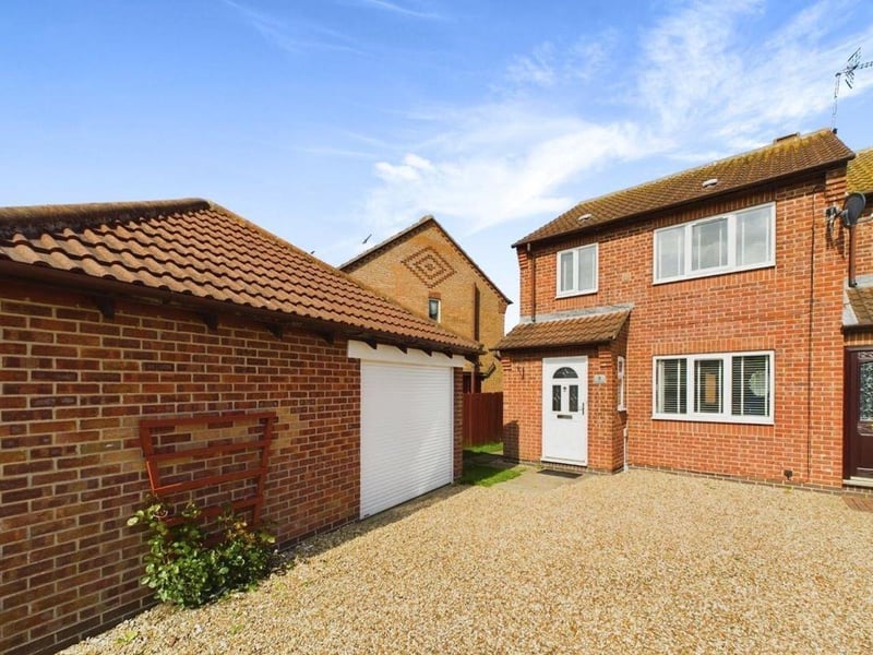 This three bedroom semi-detached house is for sale with Hunters for £190,000.