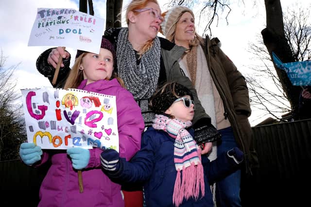 Children got involved in the strike too!