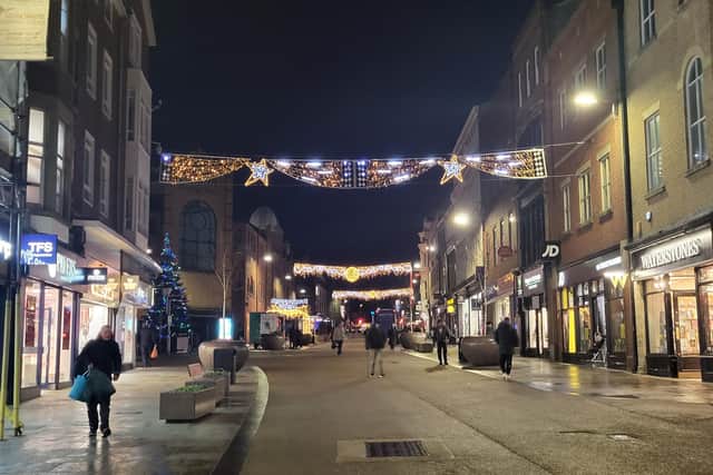 Scarborough town centre Christmas lights. Courtesy Anttoni Numminen