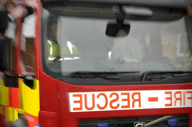 Four crews were called to an incident in Whitby