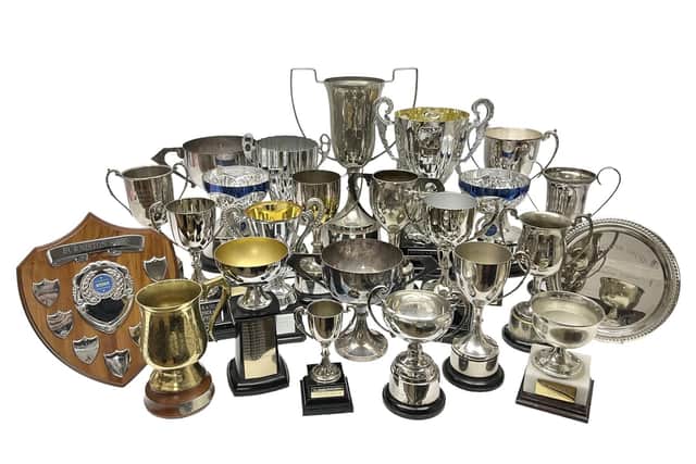 Some of the trophies sold at auction by David Duggleby Auctioneers and Valuers - Image credit: David Duggleby Auctioneers and Valuers