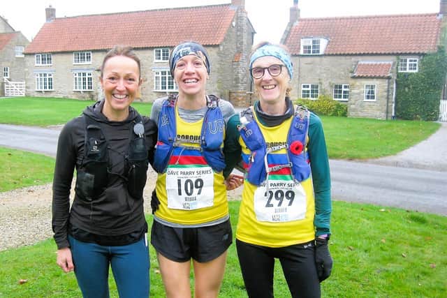 The SAC Lockton Female Team - Marianne, Rhona and Sue.