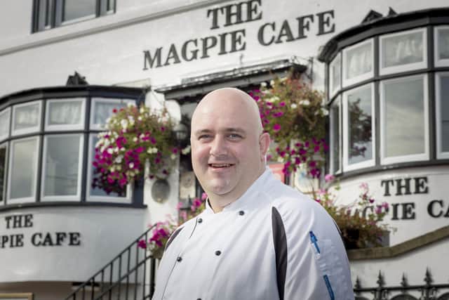 Paul Gildroy, head chef at The Magpie Cafe, Whitby.