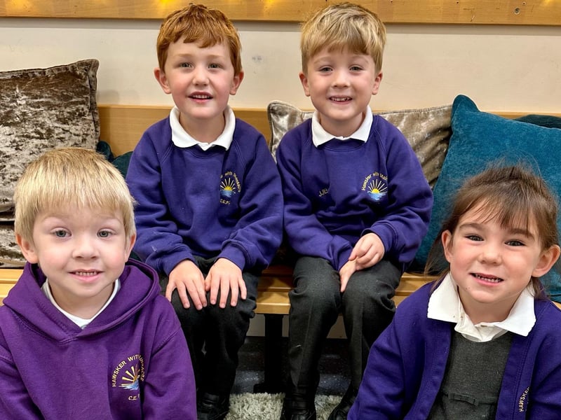 Hawsker-cum-Stainsacre School new starters.