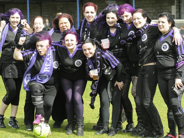 Sisters of Real football team.
w131702bb
