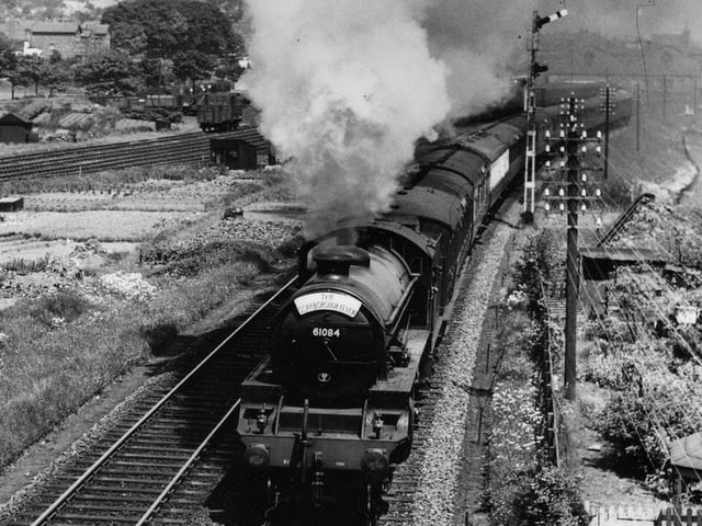 The Scarborough Flyer train in 1950.
