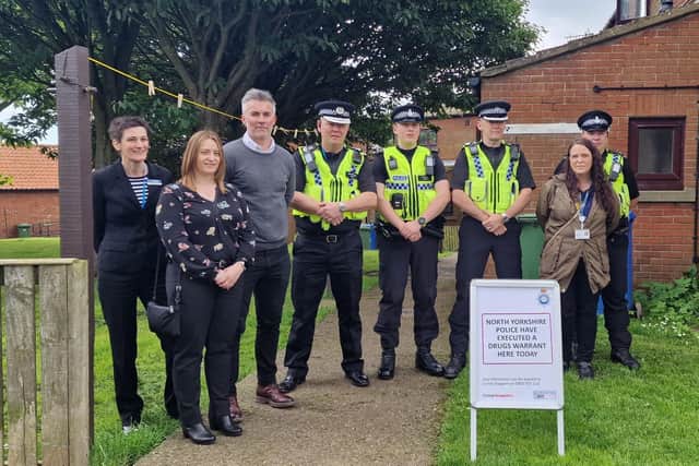 Mayor of North Yorkshire David Skaith joined Chief Constable Tim Forber to witness proceedings