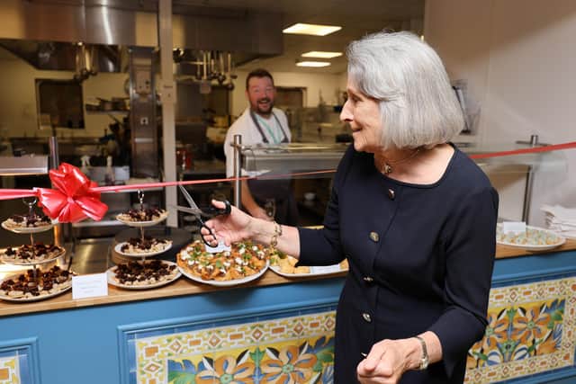 Lady Middleton opens the Bistro