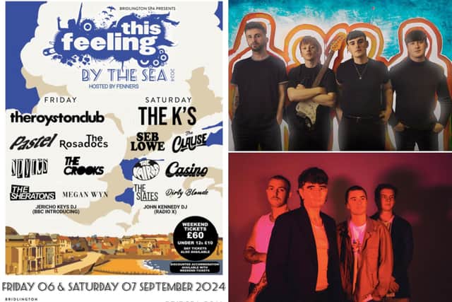 This Feeling By The Sea is set to bring a rising stars of the music industry to perform at Bridlington Spa on September 6 and 7.