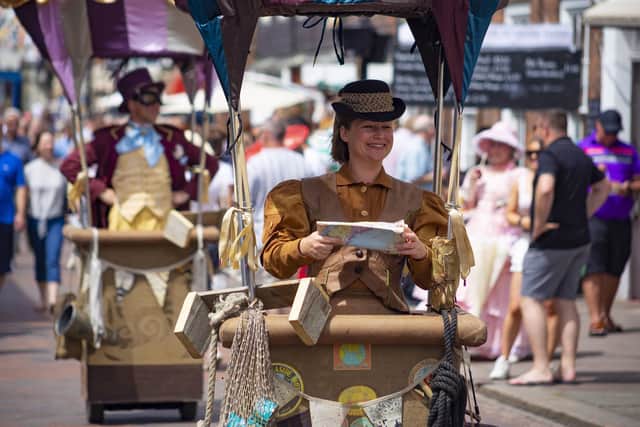 Phileas Fogg will be one of the star attractions at the Scarborough Streets festival in May. picture: Mike Jarman.