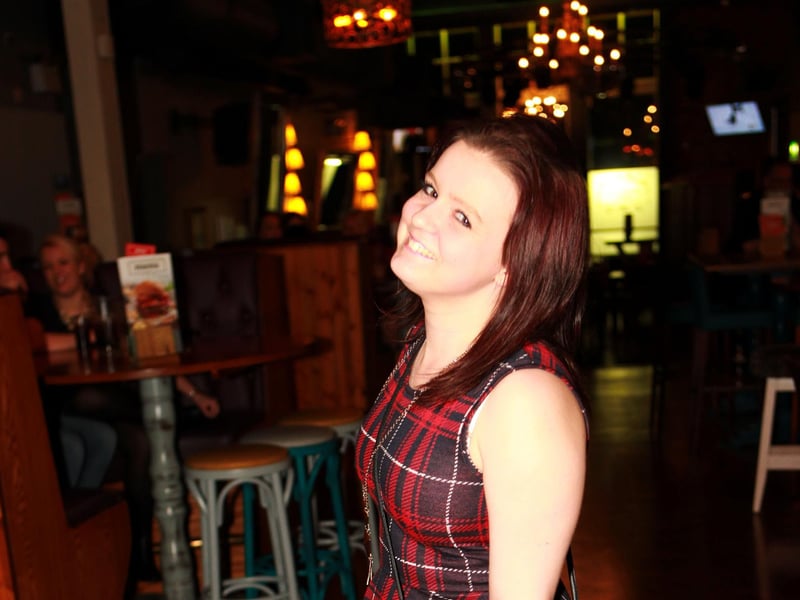 Amy enjoying a girls night out