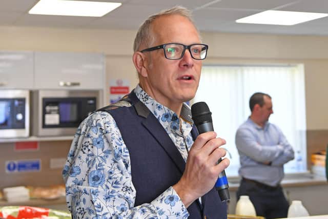 'Big Ian' at new daycare centre, Cosy Corner