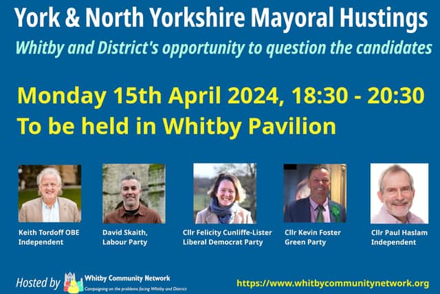 Whitby Mayoral Hustings 2024