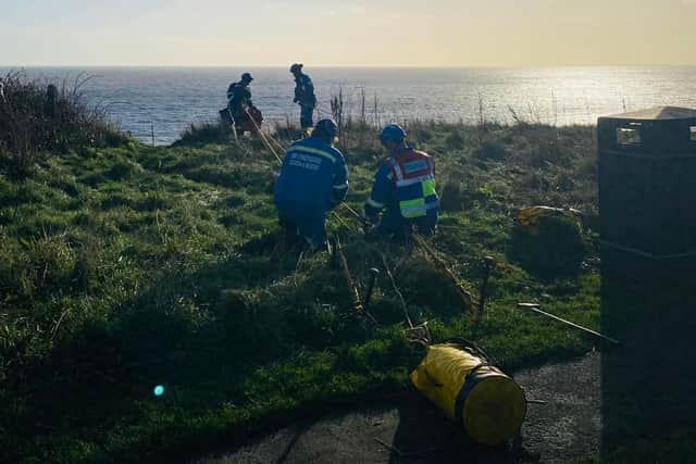 The Coastguard Rescue Team practice regularly for such incidents - Image: Bridlington Coastguard