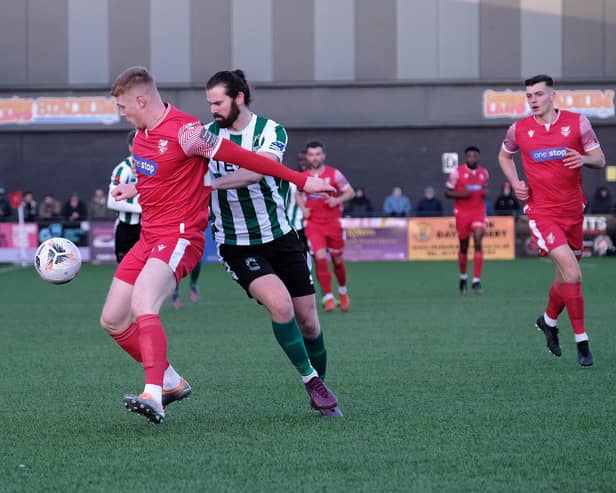 Alex Wiles scored the winning goal for Boro at home to Blyth Spartans