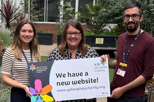 York & Scarborough Hospitals Charity celebrate the launch of their new website.