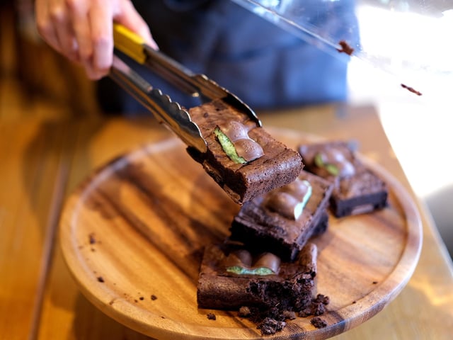Just one of the homemade tasty treats on offer.