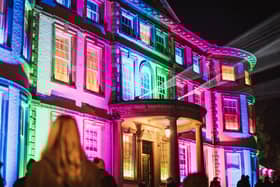 The spectacular Christmas light show at Sewerby Hall