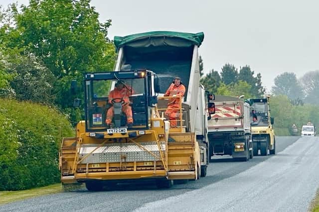 The highway maintenance programme will cover all types of roads, from A roads to unclassified roads.