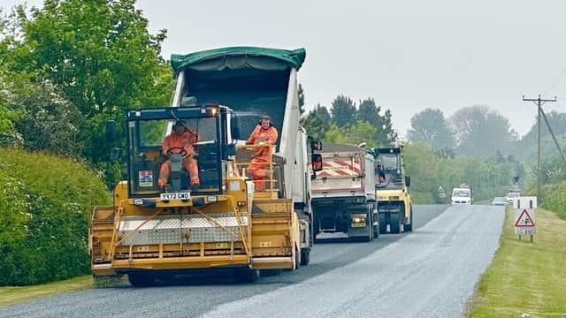 The highway maintenance programme will cover all types of roads, from A roads to unclassified roads.