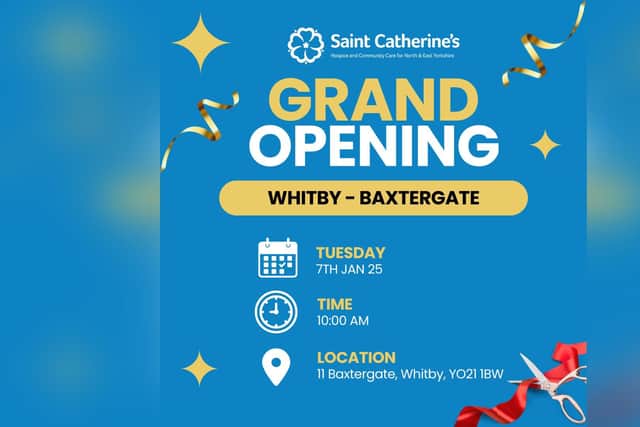 Saint Catherine's is to open a new shop in the heart of Whitby.