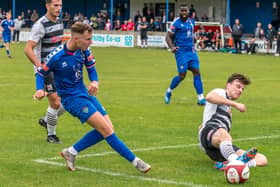 Priestley Griffiths netted in the 2-2 draw on the road at Belper earlier in the season. Whitby play host to Belper in their final game of the season on Saturday.