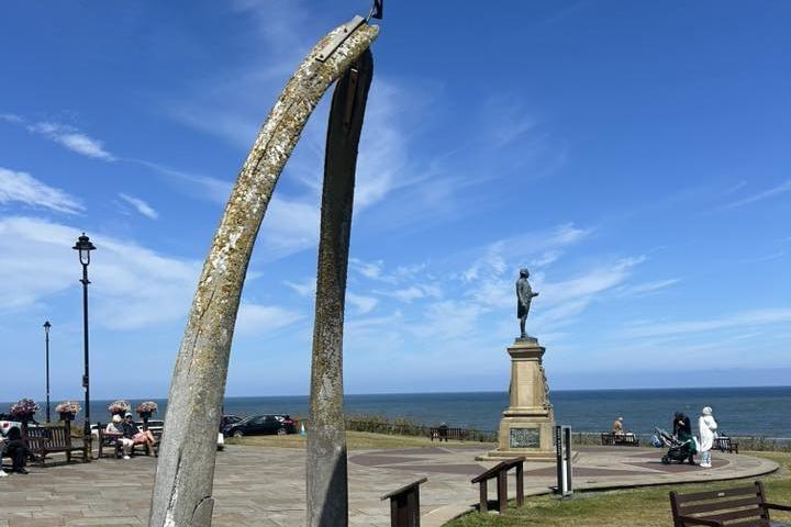 The iconic Whitby Whalebone Arch.