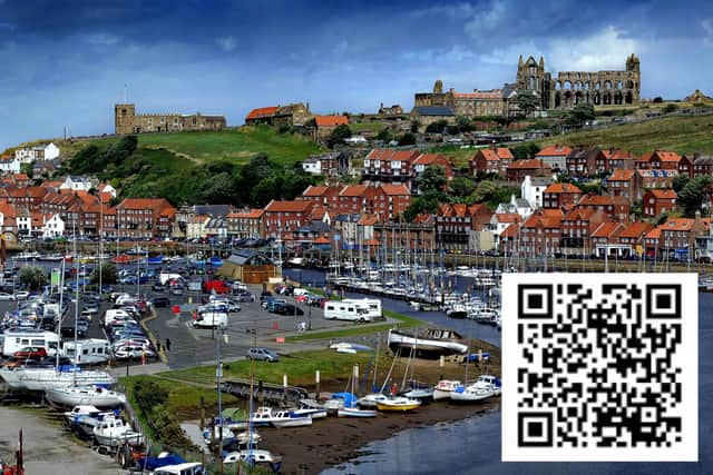 Whitby - scan the QR code for the Neighbourhood Plan info.