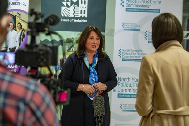 The North Yorkshire Police, Fire and Crime Commissioner, Zoe Metcalfe. PIC: Tony Johnson