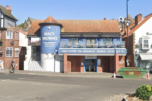 Macy Brown's is located on New Quay Road, Whitby. One Tripadvisor review said:  Food was beautiful, staff were extremely friendly and service was brilliant! We sat outside also on the veranda with heaters. Would highly recommend."