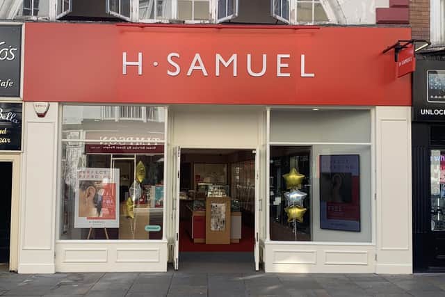 The H Samuel store in Scarborough.