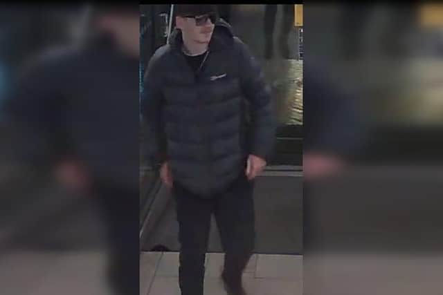 This is the CCTV image of a man who North Yorkshire Police would like to speak to following an attempted robbery in Scarborough town centre.