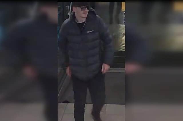 This is the CCTV image of a man who North Yorkshire Police would like to speak to following an attempted robbery in Scarborough town centre.