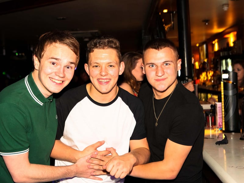 Daniel, Jake & Niall enjoying student night in Blue Lounge.