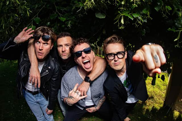 Headline act: McFly are looking forward to their Scarborough OAT gig.