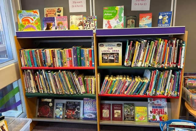 Some of the many children's books in the sale